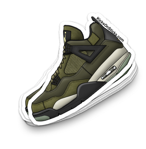 Jordan 4 "Olive Craft" Sneaker Sticker