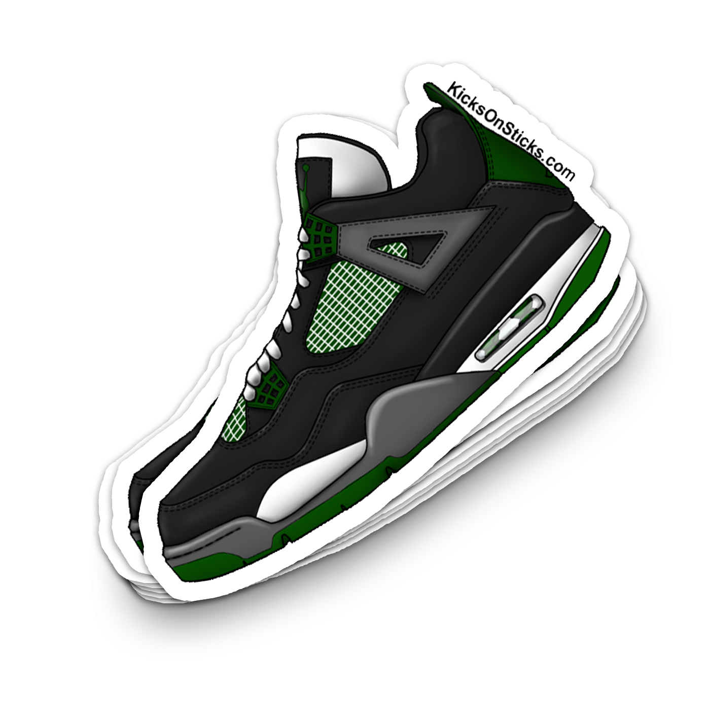 Jordan 4 "Oregon" Sneaker Sticker