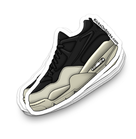 Jordan 4 RM "Black Light Bone" Sneaker Sticker