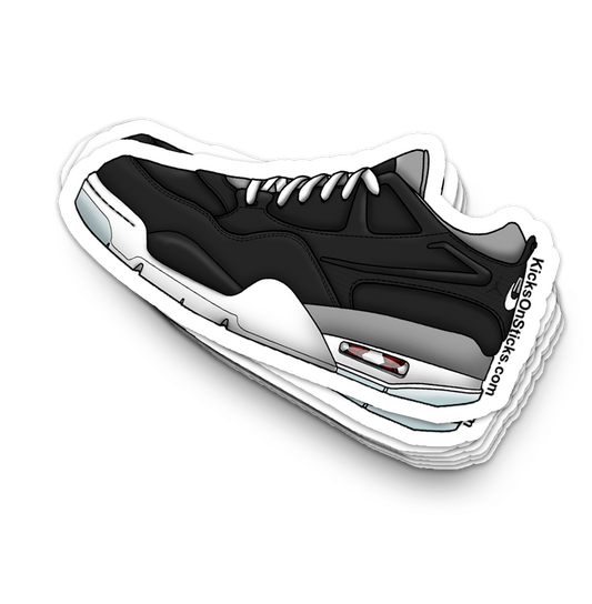 Jordan 4 RM "Black Metallic" Sneaker Sticker