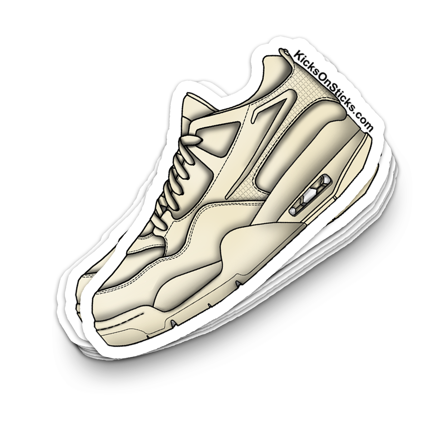 Jordan 4 RM "Legend Light Brown" Sneaker Sticker