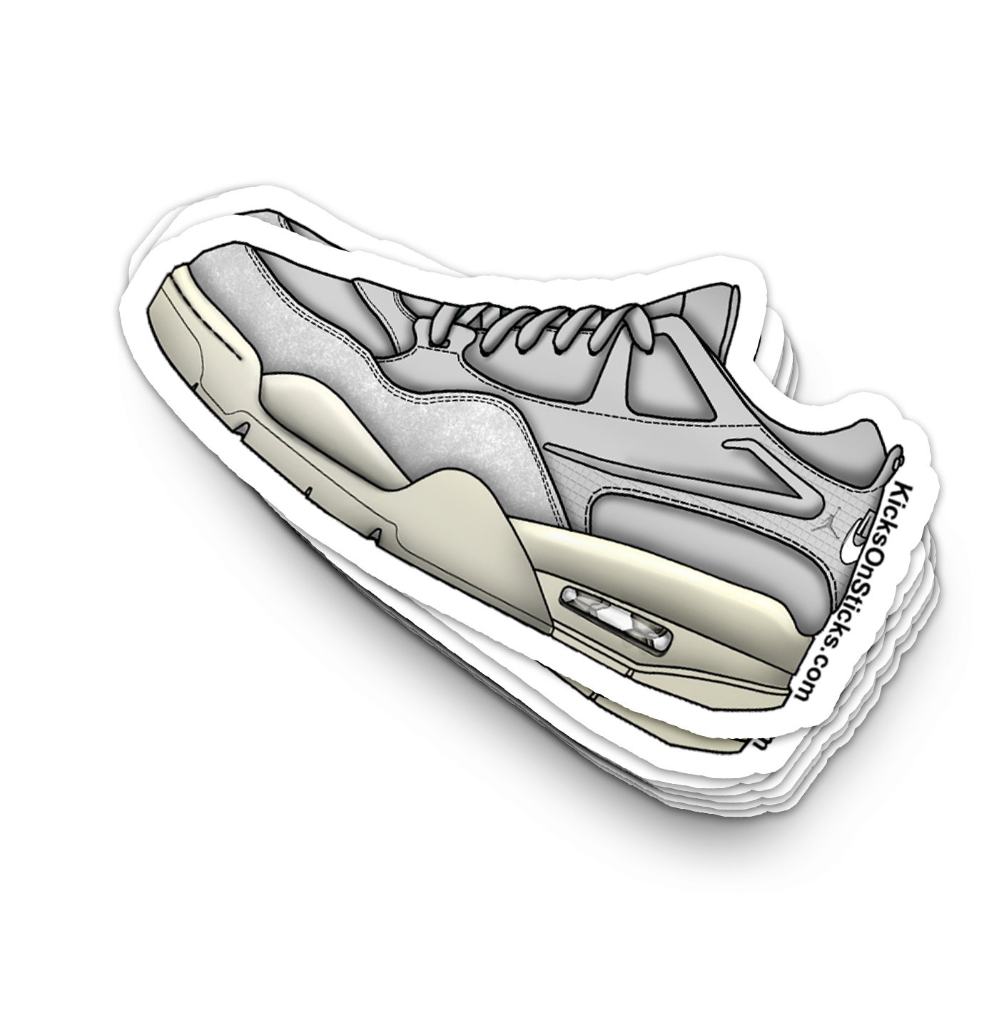 Jordan 4 RM "Neutral Green Coconut Milk" Sneaker Sticker