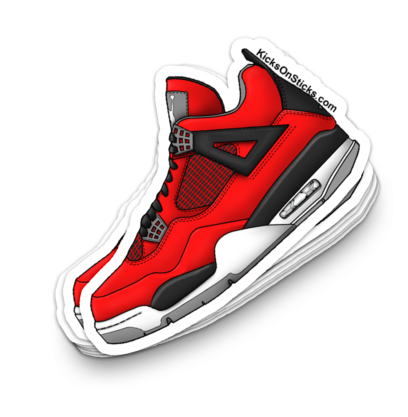 Jordan 4 "Toro" Sneaker Sticker