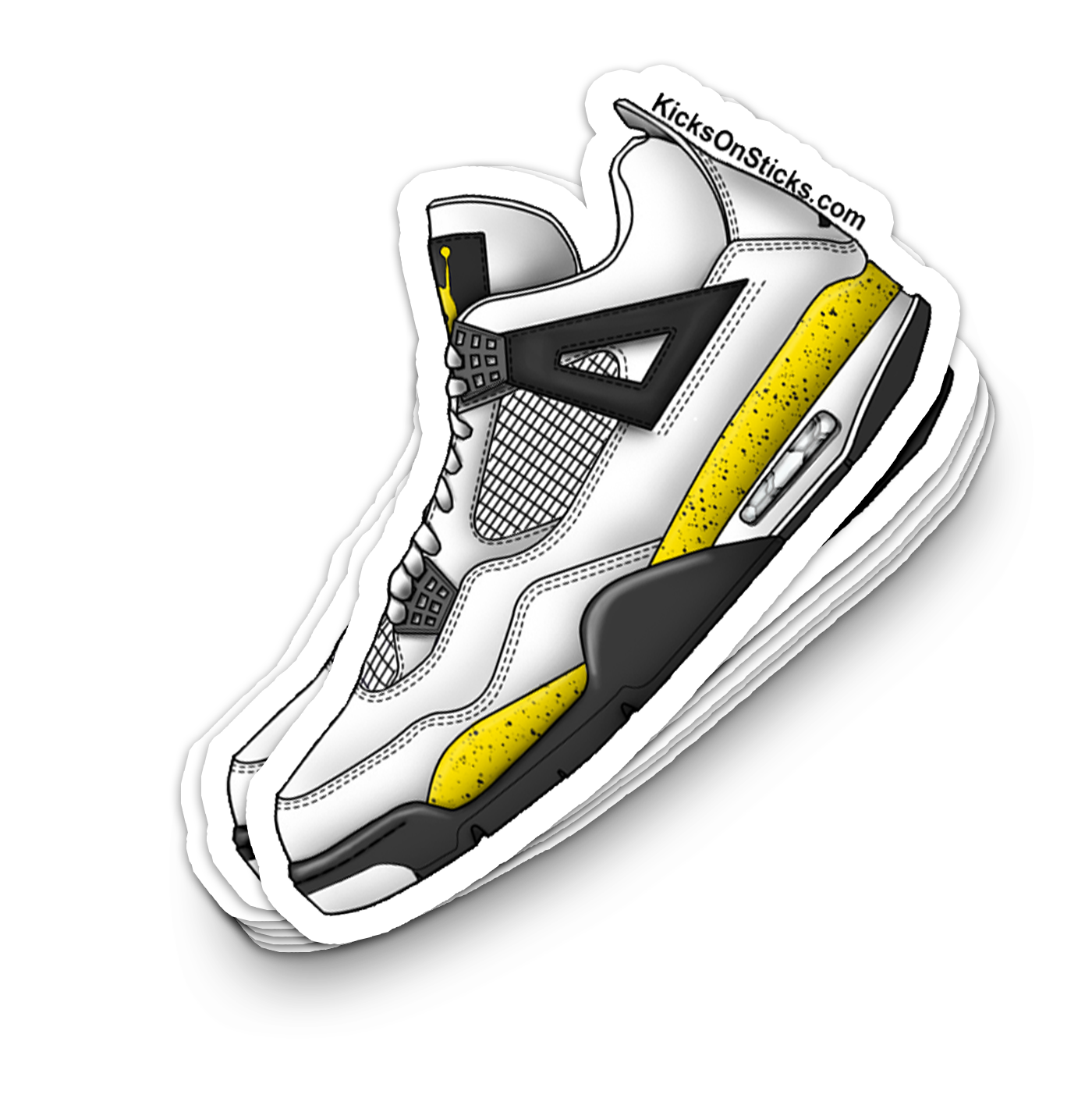 Jordan 4 "Tour" Sneaker Sticker