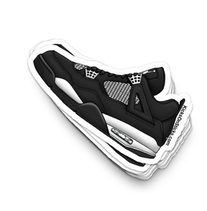 Jordan 4 "White Thunder" Sneaker Sticker