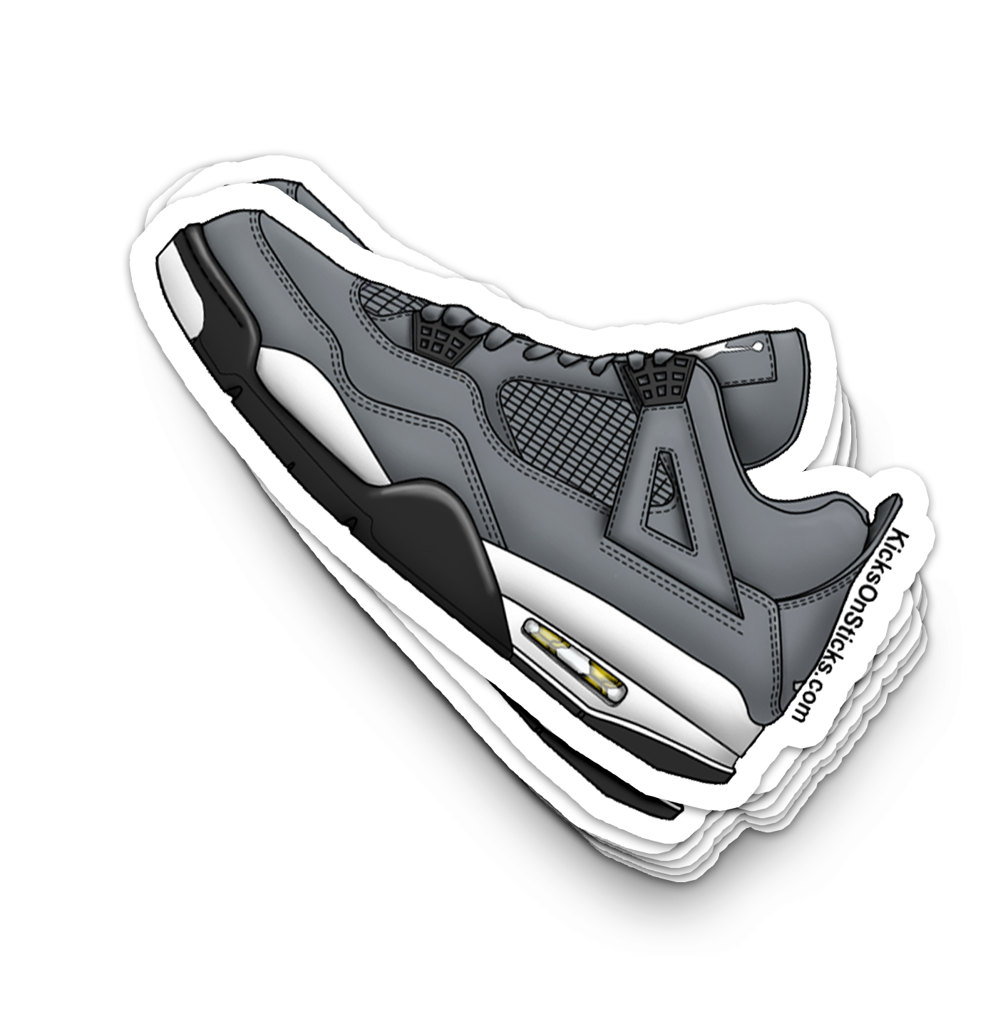 Jordan 4 "Cool Grey" Sneaker Sticker