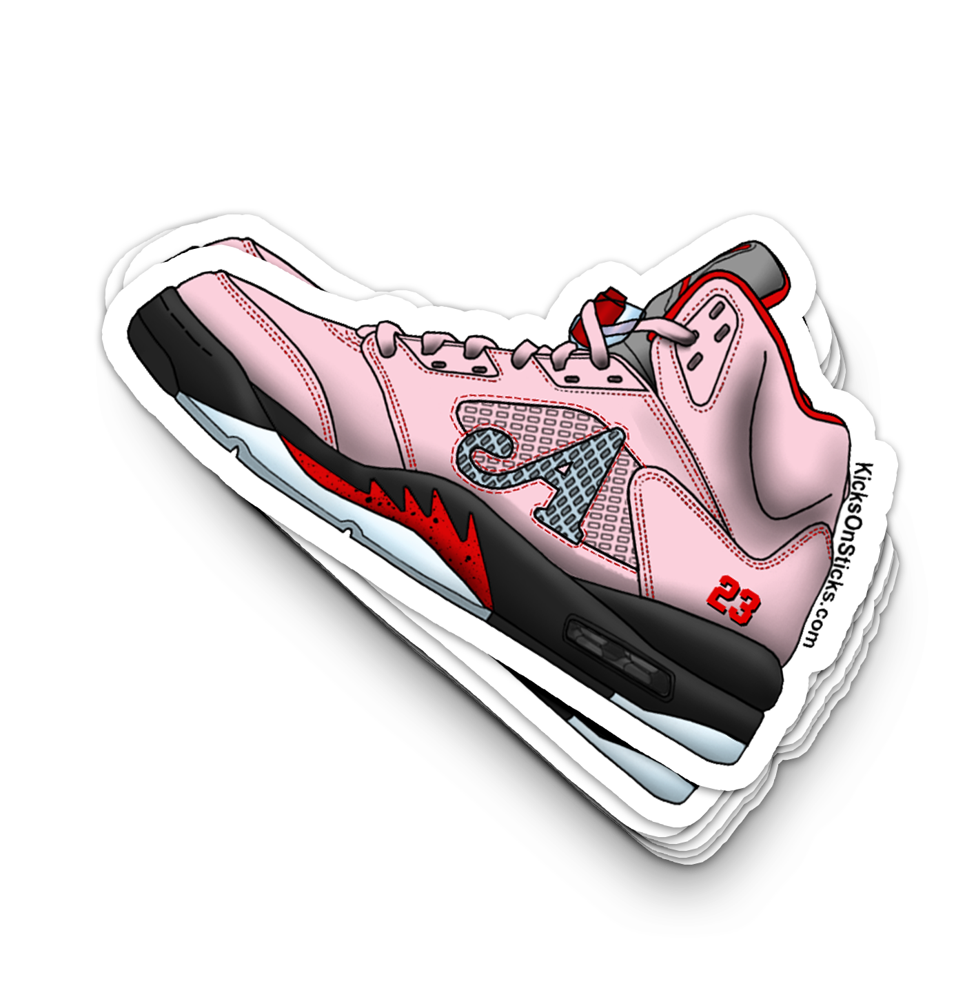 Jordan 5 "Awake Arctic Pink" Sneaker Sticker