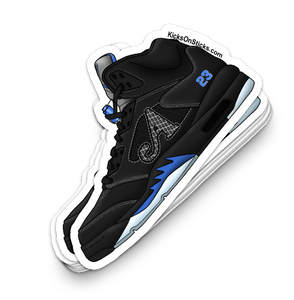Jordan 5 "Awake Black Blue" Sneaker Sticker