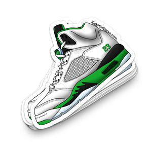 Jordan 5 "Lucky Green" Sneaker Sticker