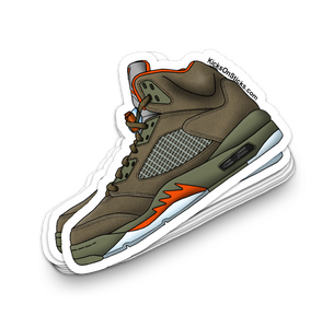 Jordan 5 "Olive" Sneaker Sticker