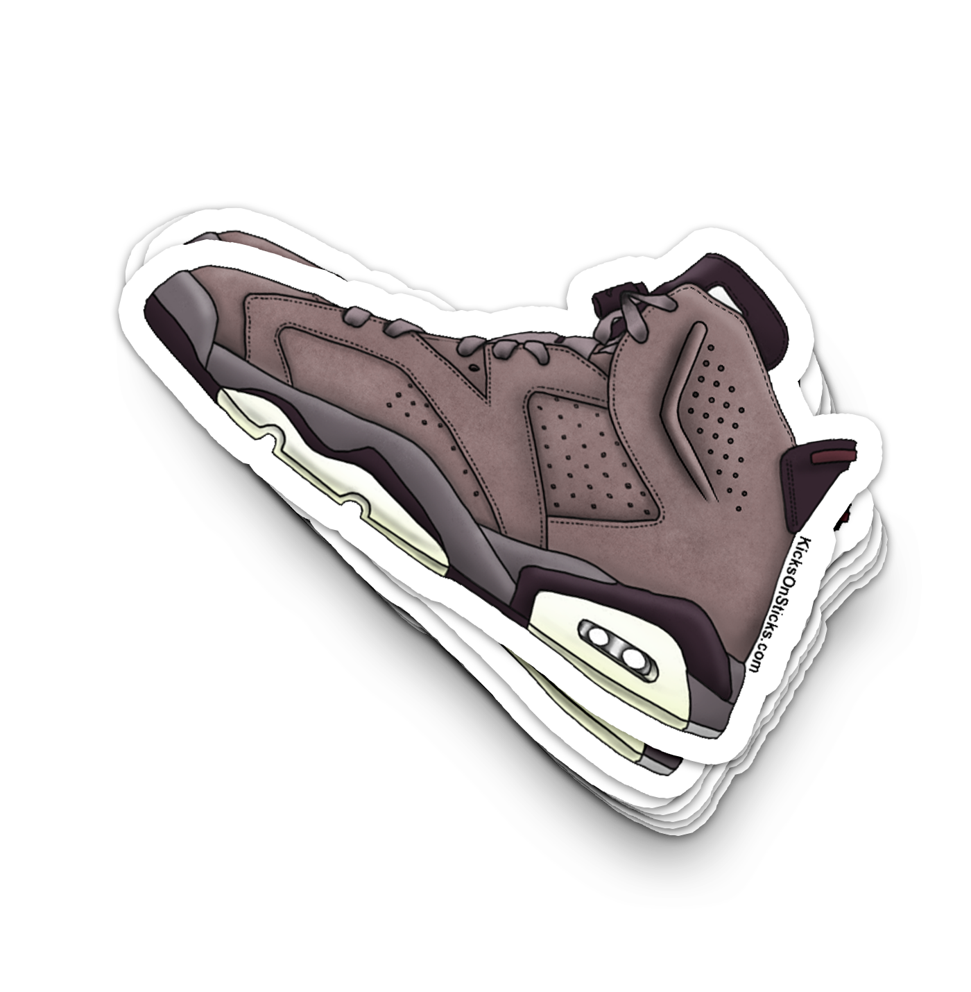 Jordan 6 "A Ma Maniere Smoky Mauve" Sneaker Sticker