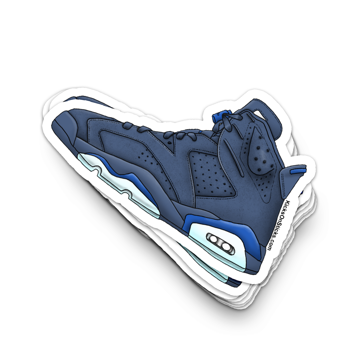 Jordan 6 "Diffused Blue" Sneaker Sticker