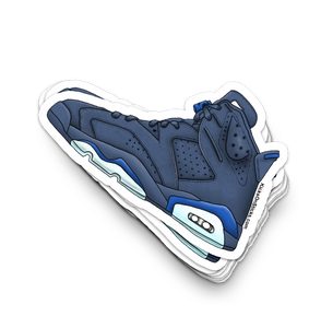 Jordan 6 "Diffused Blue" Sneaker Sticker