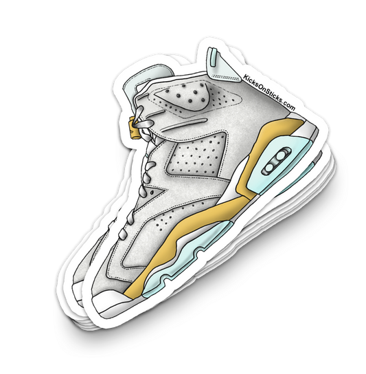 Jordan 6 "Pearl" Sneaker Sticker