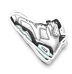 Jordan 6 "Reverse Oreo" Sneaker Sticker