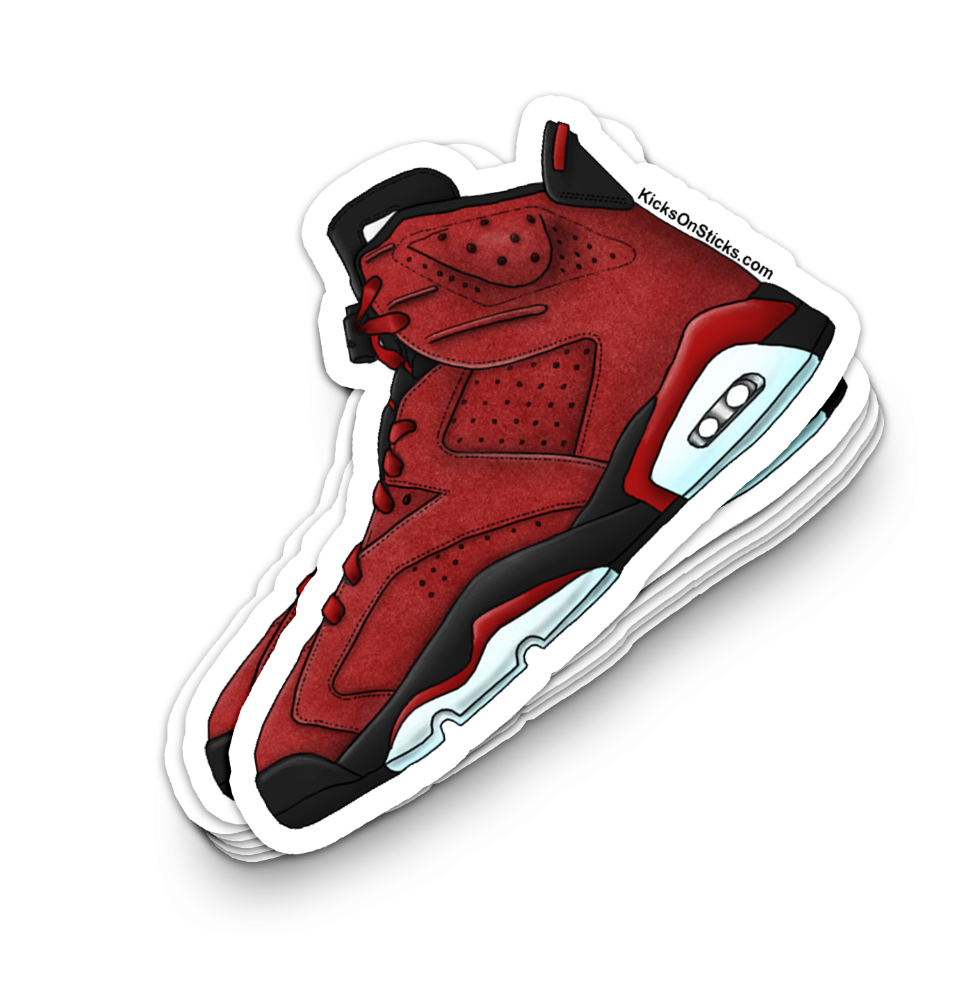 Jordan 6 "Toro" Sneaker Sticker
