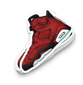 Jordan 6 "Toro" Sneaker Sticker
