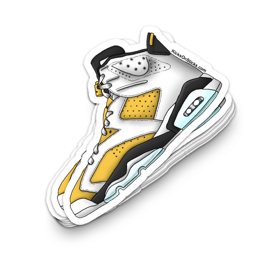 Jordan 6 "Yellow Ochre" Sneaker Sticker