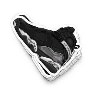 Jordan 8 "Winterized Gunsmoke" Sneaker Sticker