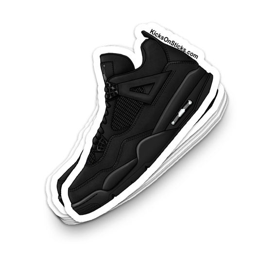 Jordan 4 "Black Cat" Sneaker Sticker