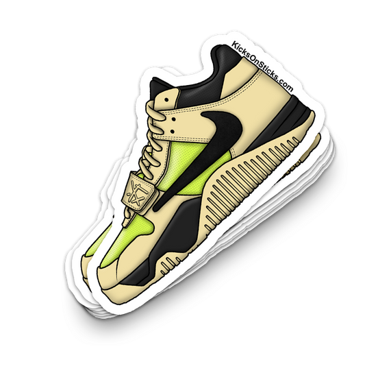 Jumpman Jack "Bright Cactus" Sneaker Sticker