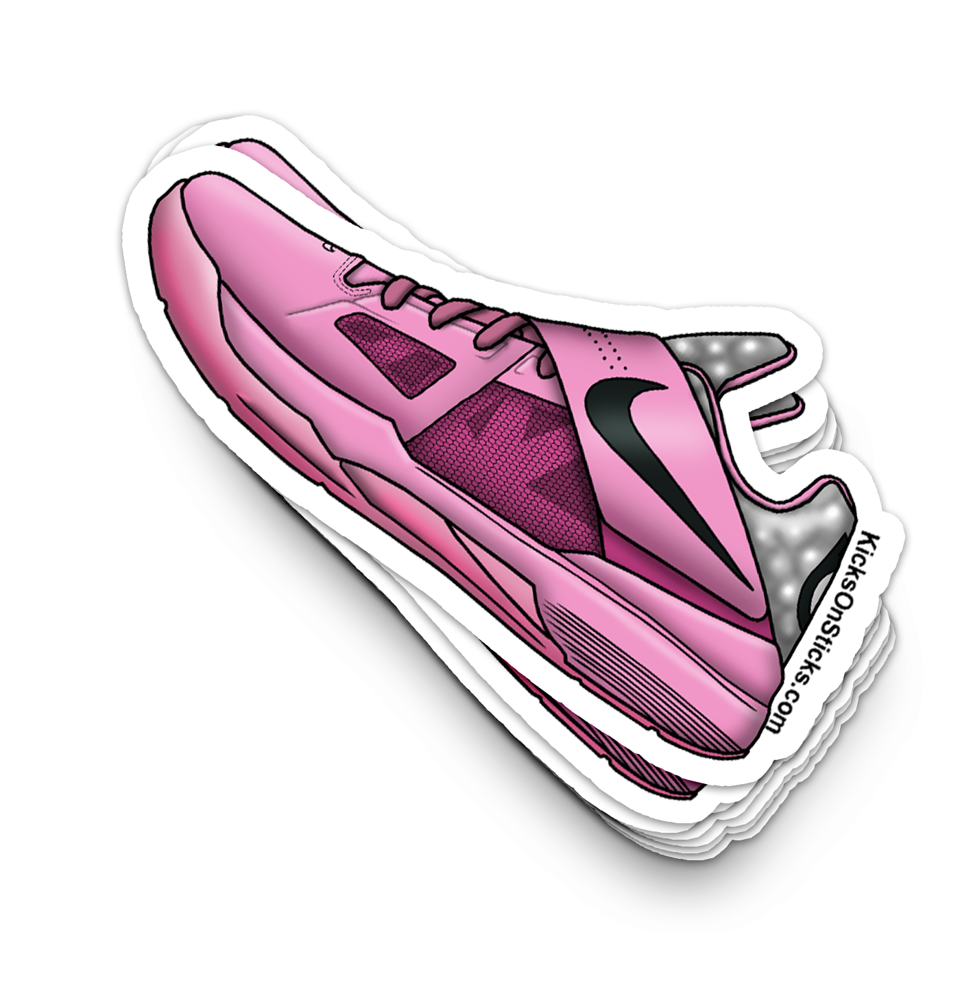 KD 4 "Aunt Pearl" Sneaker Sticker