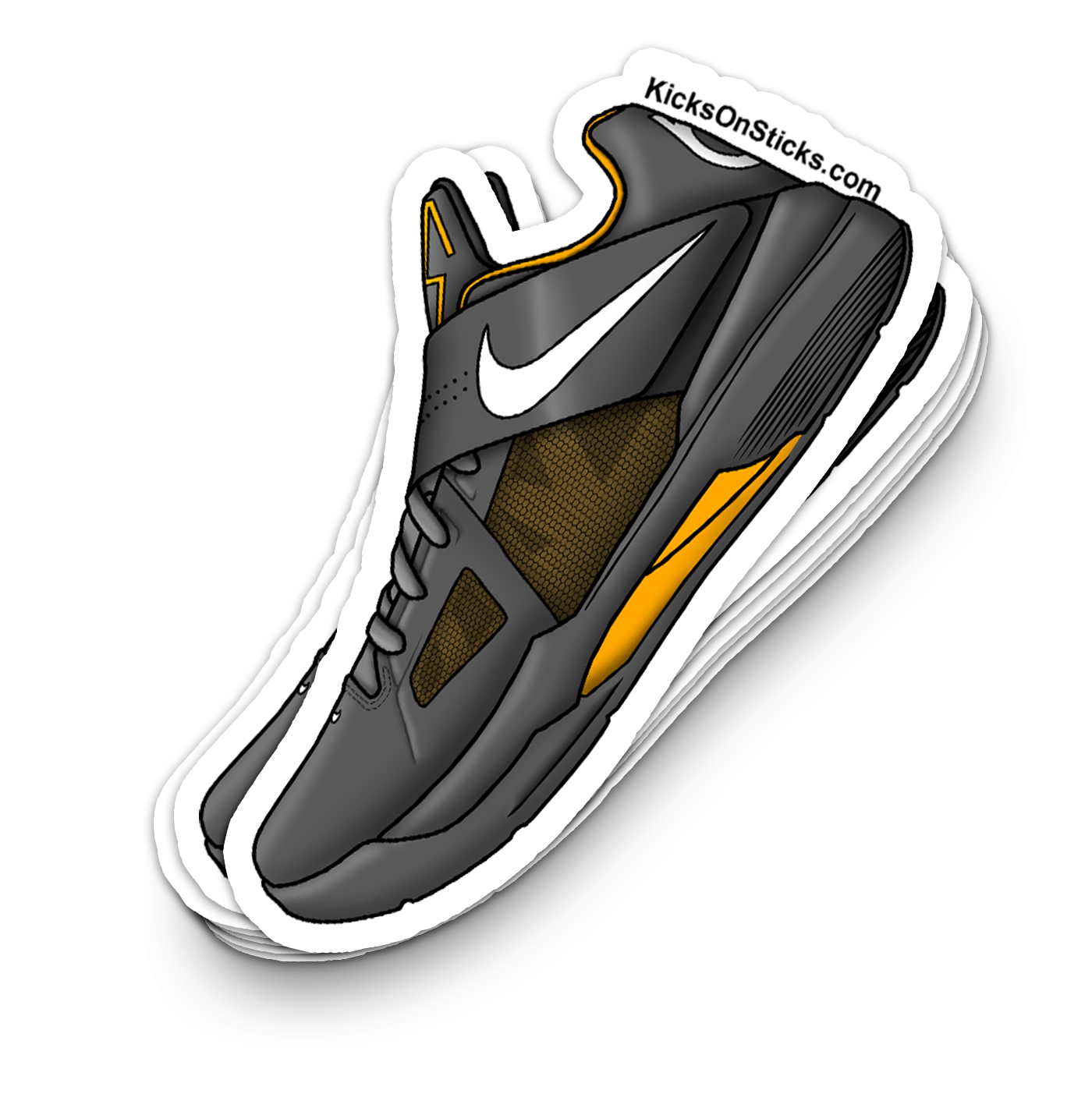 KD 4 "Del Sol" Sneaker Sticker