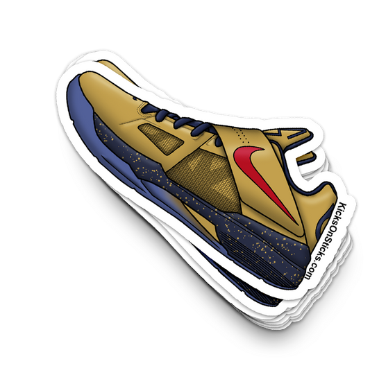 KD 4 "Gold Medal" Sneaker Sticker