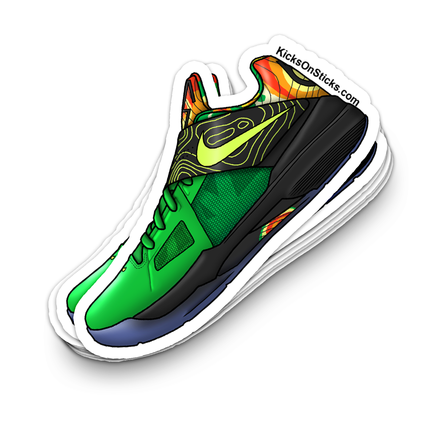 KD 4 "Weatherman" Sneaker Sticker