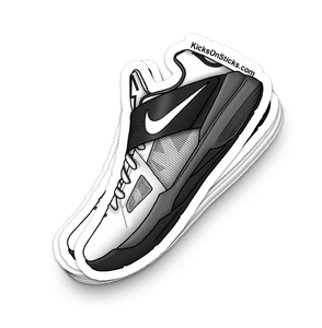 KD 4 "White Black" Sneaker Sticker