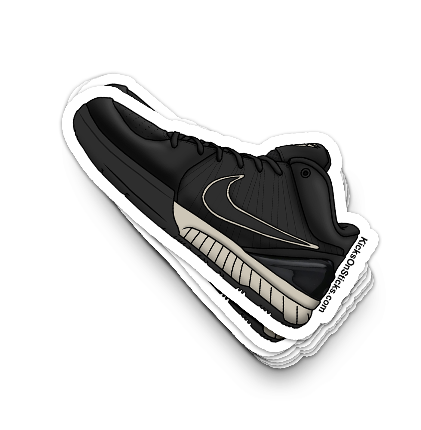 Kobe 4 "UNDFTD Black Mamba" Sneaker Sticker
