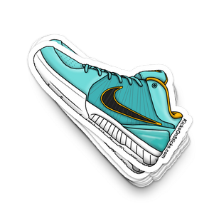 Kobe 4 "UNDFTD Hyper Jade" Sneaker Sticker