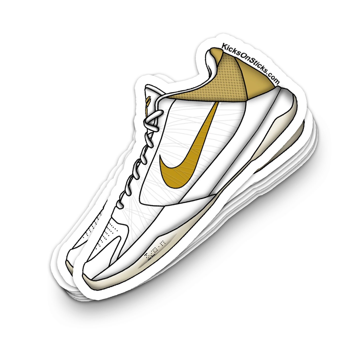 Kobe 5 "Big Stage Home" Sneaker Sticker