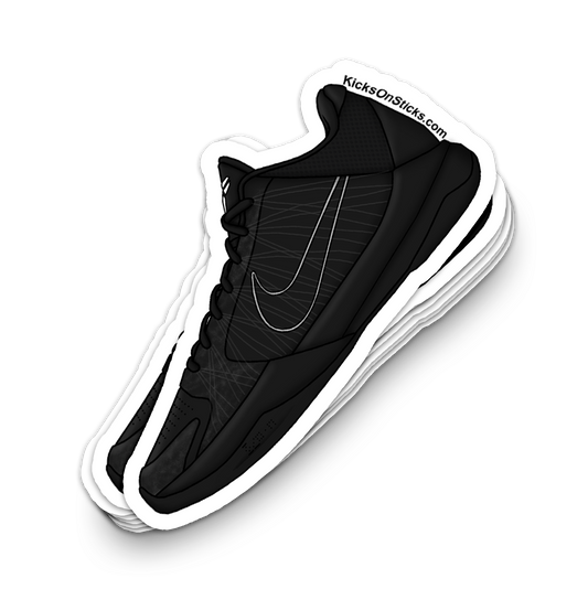 Kobe 5 "Black Out" Sneaker Sticker