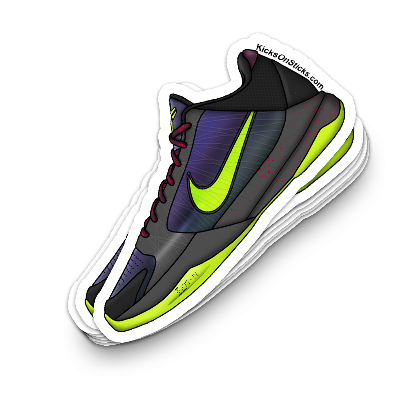 Kobe 5 "Chaos 2K20 Alternate" Sneaker Sticker