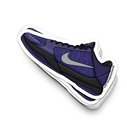 Kobe 5 "Ink Purple" Sneaker Sticker