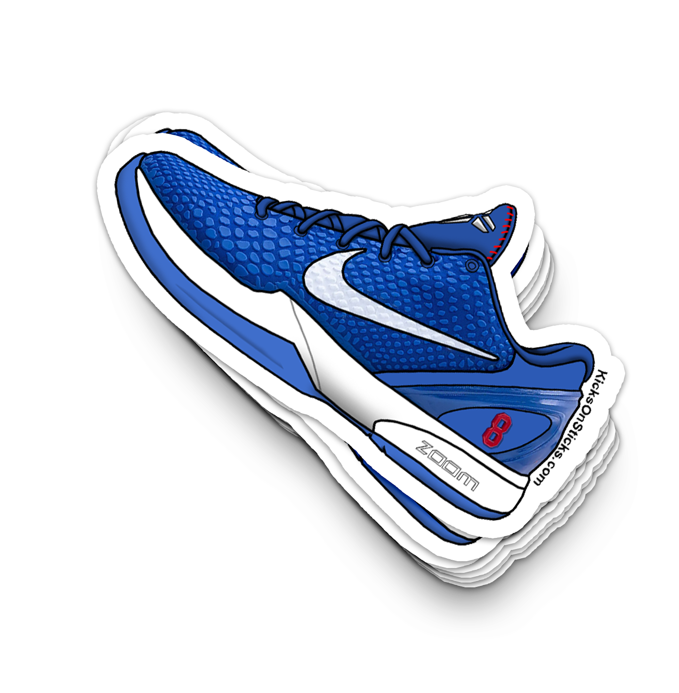 Kobe 6 "Dodgers" Sneaker Sticker