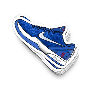 Kobe 6 "Dodgers" Sneaker Sticker