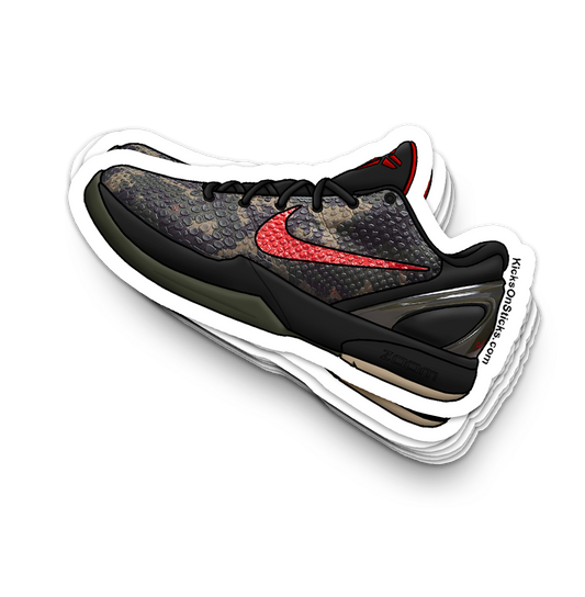 Kobe 6 "Italian Camo" Sneaker Sticker