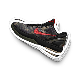 Kobe 6 "Italian Camo" Sneaker Sticker