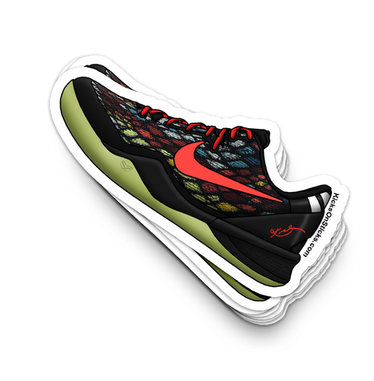 Kobe 8 "Christmas 2012" Sneaker Sticker