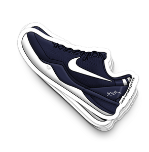 Kobe 8 "College Navy" Sneaker Sticker