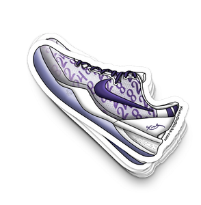 Kobe 8 "Court Purple" Sneaker Sticker