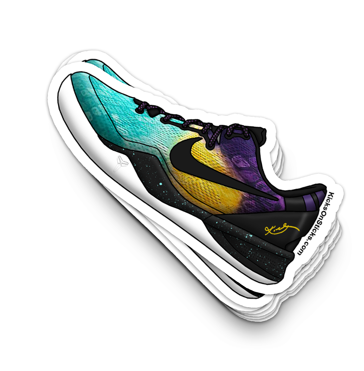 Kobe 8 "Easter" Sneaker Sticker