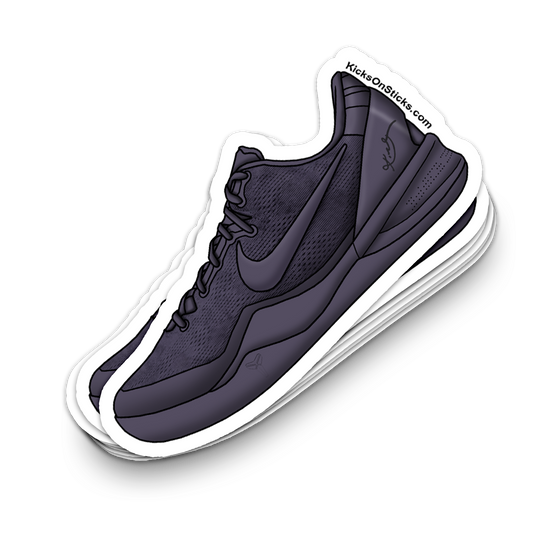 Kobe 8 "Fade to Black" Sneaker Sticker