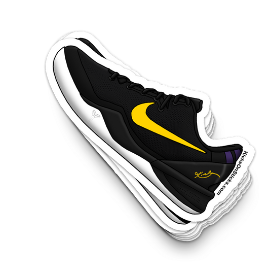 Kobe 8 "Lakers Away" Sneaker Sticker