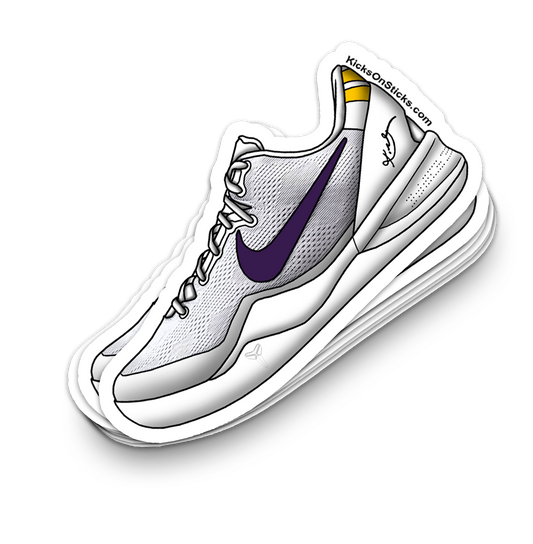Kobe 8 "Lakers Home" Sneaker Sticker