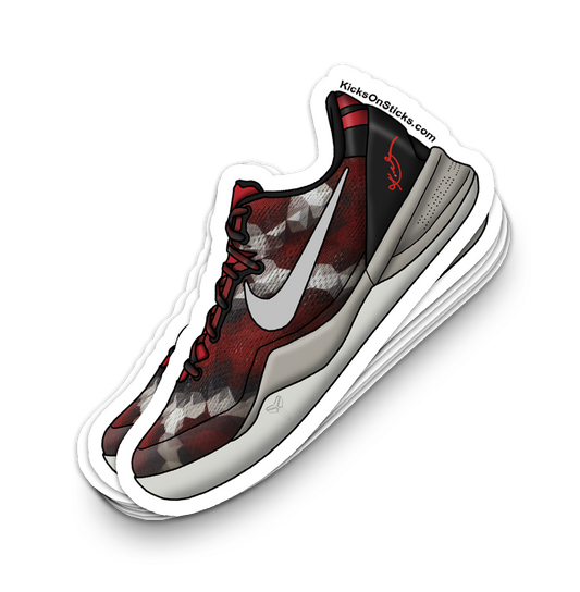 Kobe 8 "Milk Snake" Sneaker Sticker