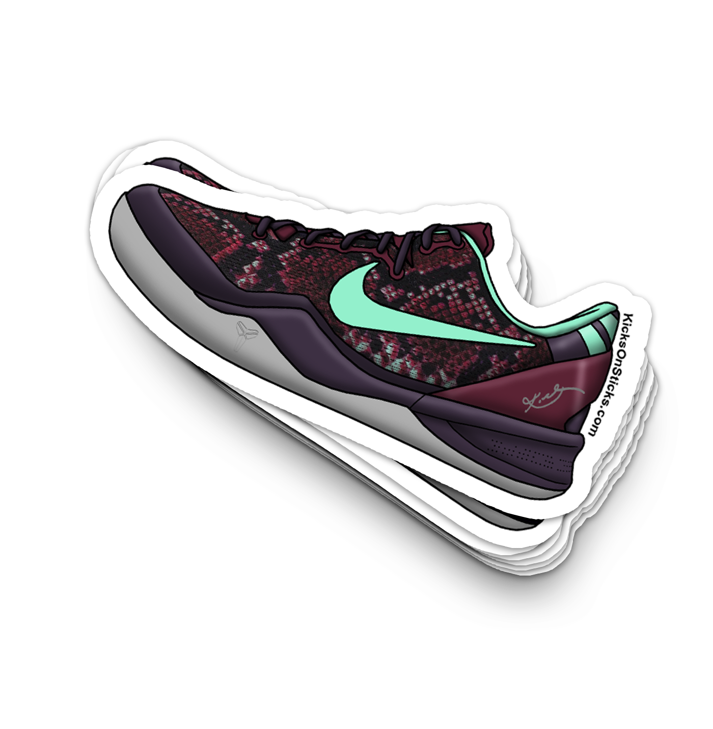 Kobe 8 "Pit Viper" Sneaker Sticker