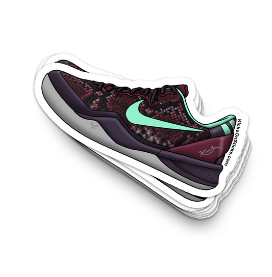 Kobe 8 "Pit Viper" Sneaker Sticker